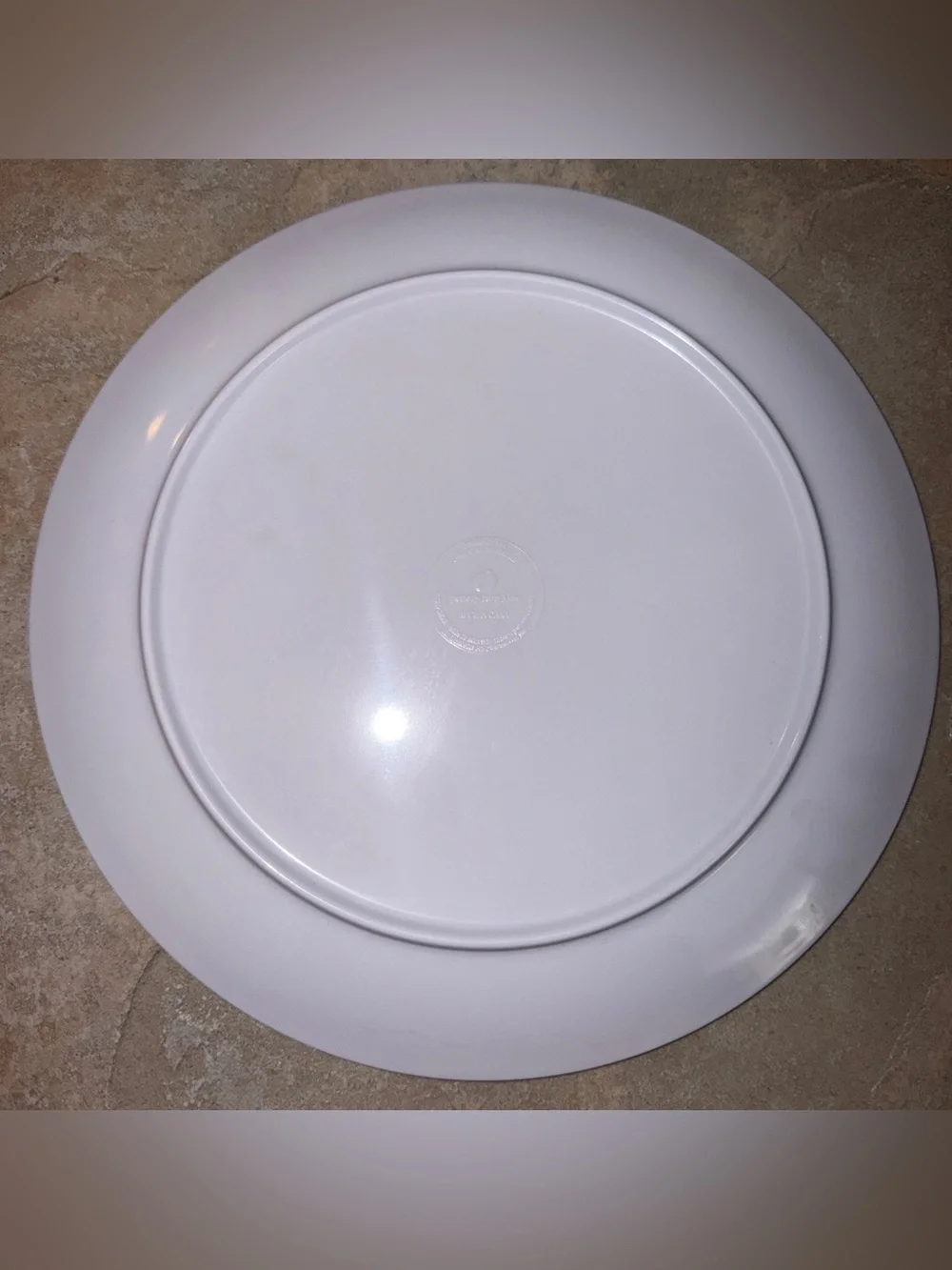 Pottery Barn Kids Christmas Melamine Plates Set 4 Santa Snowman Reindeer Angels